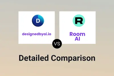 designedbyai.io vs Room AI Detailed comparison features, price