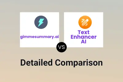 gimmesummary.ai vs Text Enhancer AI