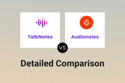 TalkNotes vs Audionotes