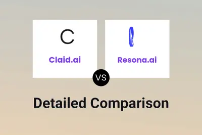 Claid.ai vs Resona.ai Detailed comparison features, price