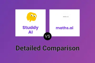 Studdy AI vs maths.ai Detailed comparison features, price