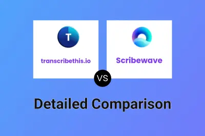 transcribethis.io vs Scribewave