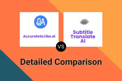 AccurateScribe.ai vs Subtitle Translate AI