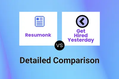 Resumonk vs Get Hired Yesterday