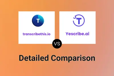 transcribethis.io vs Yescribe.ai