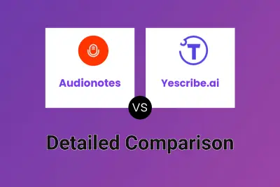 Audionotes vs Yescribe.ai