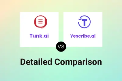 Tunk.ai vs Yescribe.ai