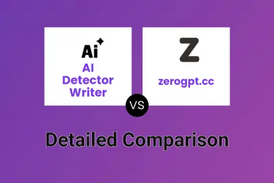 AI Detector Writer vs zerogpt.cc