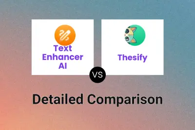 Text Enhancer AI vs Thesify