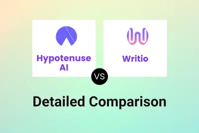 Hypotenuse AI vs Writio Detailed comparison features, price