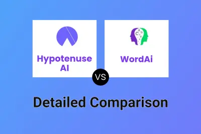 Hypotenuse AI vs WordAi Detailed comparison features, price