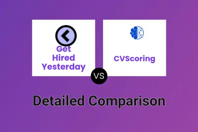 Get Hired Yesterday vs CVScoring