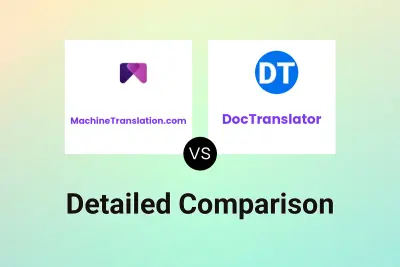 MachineTranslation.com vs DocTranslator