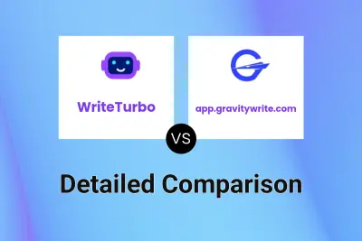 WriteTurbo vs app.gravitywrite.com