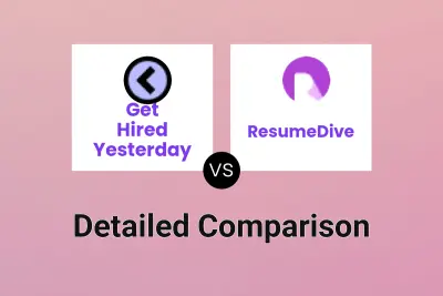 Get Hired Yesterday vs ResumeDive