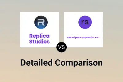 Replica Studios vs marketplace.respeecher.com