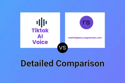 Tiktok AI Voice vs marketplace.respeecher.com