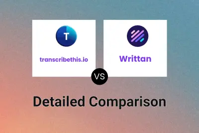 transcribethis.io vs Writtan