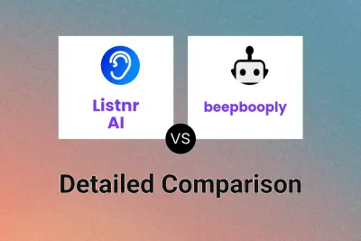 Listnr AI vs beepbooply Detailed comparison features, price