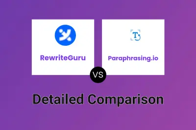 RewriteGuru vs Paraphrasing.io