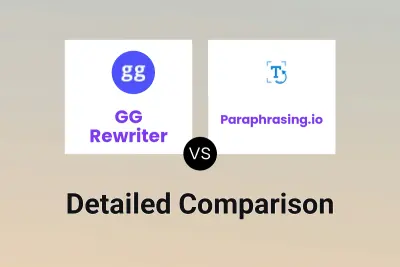 GG Rewriter vs Paraphrasing.io