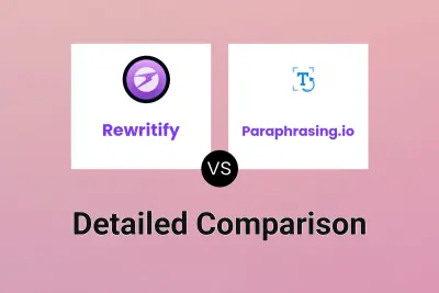 Rewritify vs Paraphrasing.io