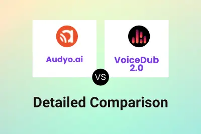 Audyo.ai vs VoiceDub 2.0 Detailed comparison features, price