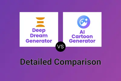 Deep Dream Generator vs AI Cartoon Generator