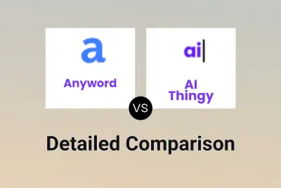 Anyword vs AI Thingy Detailed comparison features, price