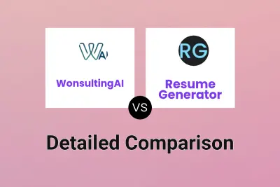 WonsultingAI vs Resume Generator