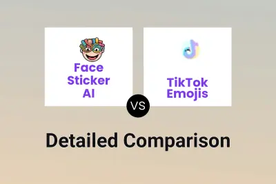 Face Sticker AI vs TikTok Emojis