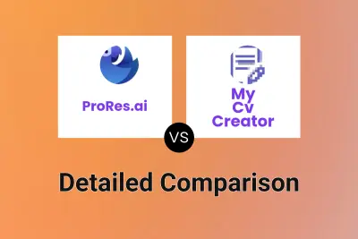 ProRes.ai vs My Cv Creator Detailed comparison features, price