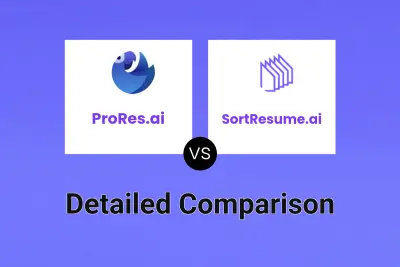 ProRes.ai vs SortResume.ai Detailed comparison features, price