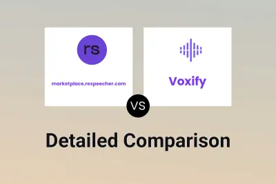 marketplace.respeecher.com vs Voxify