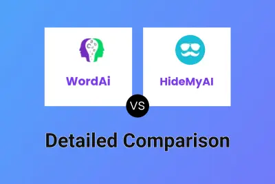 WordAi vs HideMyAI Detailed comparison features, price