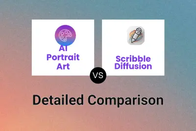 AI Portrait Art vs Scribble Diffusion