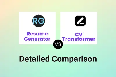 Resume Generator vs CV Transformer