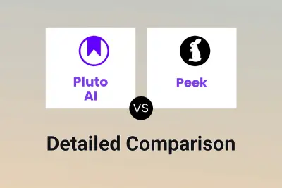 Pluto AI vs Peek