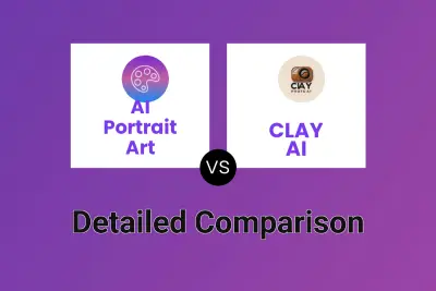 AI Portrait Art vs CLAY AI