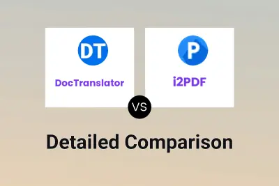 DocTranslator vs i2PDF