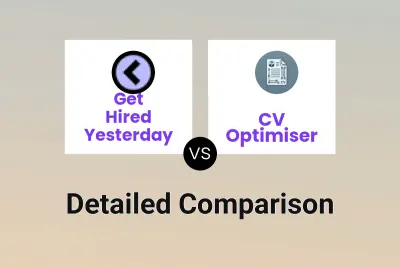 Get Hired Yesterday vs CV Optimiser