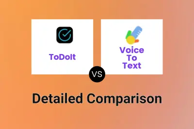 ToDoIt vs Voice To Text