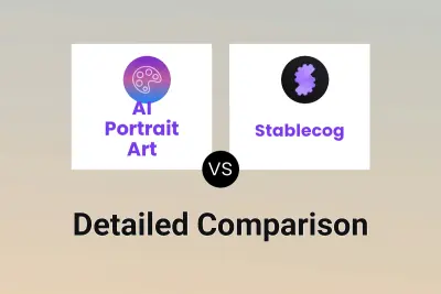 AI Portrait Art vs Stablecog