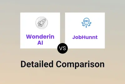 Wonderin AI vs JobHunnt Detailed comparison features, price