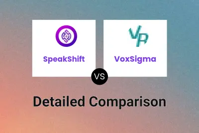 SpeakShift vs VoxSigma