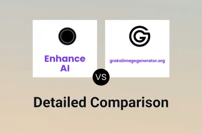 Enhance AI vs grokaiimagegenerator.org