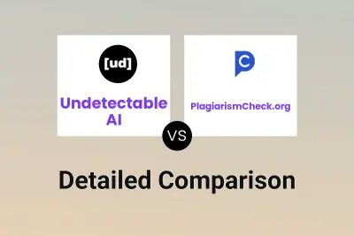 Undetectable AI vs PlagiarismCheck.org