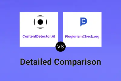 ContentDetector.AI vs PlagiarismCheck.org