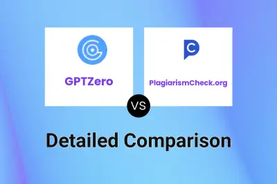 GPTZero vs PlagiarismCheck.org