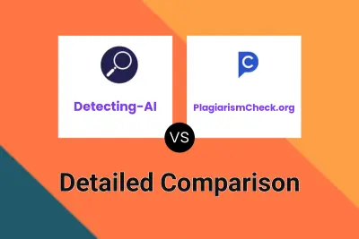 Detecting-AI vs PlagiarismCheck.org